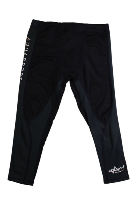 A Black Swim Shorts from Aquasport in size 2T for boy. (Front View)