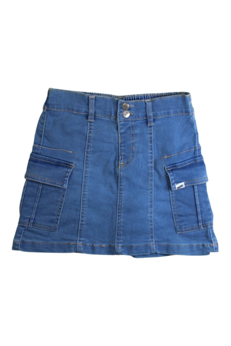 A Blue Short Skirts from DKNY in size 6T for girl. (Front View)