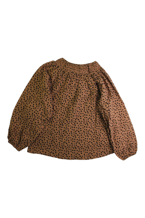 A Brown Long Sleeve Tops from Jessica Simpson in size 6T for girl. (Back View)