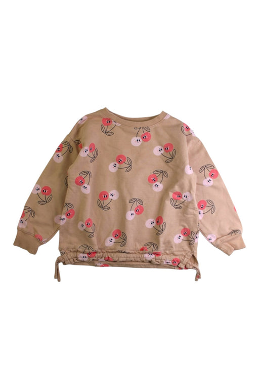 A Beige Crewneck Sweatshirts from Seed in size 4T for girl. (Front View)