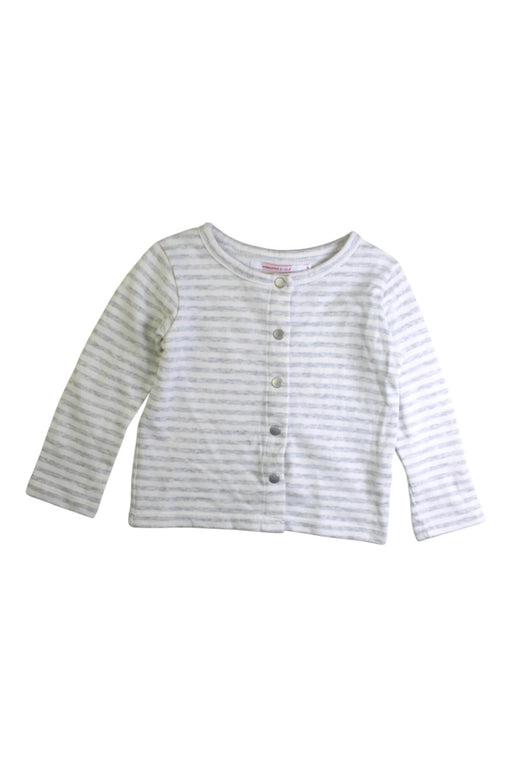 A Grey Buttoned Sweatshirts from Monoprix in size 4T for neutral. (Front View)