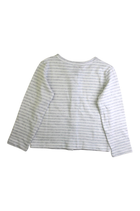 A Grey Buttoned Sweatshirts from Monoprix in size 6T for neutral. (Back View)