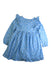 A Blue Long Sleeve Dresses from Mothercare in size 4T for girl. (Back View)