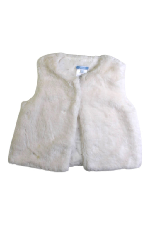 A Ivory Dress Up Vests from Jacadi in size 3T for girl. (Front View)