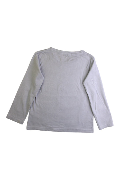 A White Long Sleeve Tops from The Bonnie Mob in size 6T for girl. (Back View)