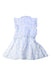 A Blue Sleeveless Dresses from Petit Bateau in size 4T for girl. (Back View)