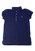 A Navy Short Sleeve Polos from Polo Ralph Lauren in size 4T for girl. (Front View)