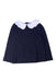 A Navy Long Sleeve Tops from Jacadi in size 4T for girl. (Front View)