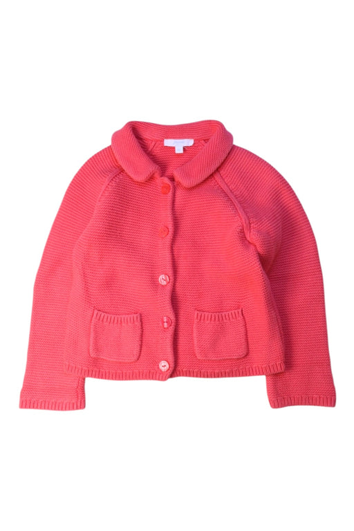 A Pink Cardigans from Jacadi in size 4T for girl. (Front View)