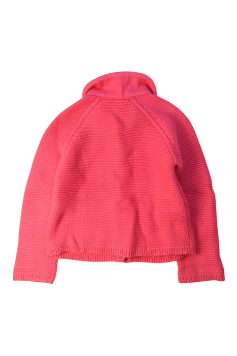 A Pink Cardigans from Jacadi in size 4T for girl. (Back View)