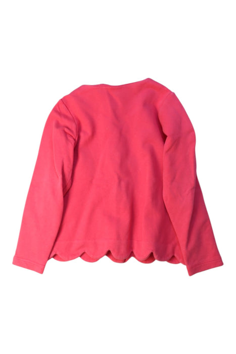 A Red Cardigans from Jacadi in size 4T for girl. (Back View)