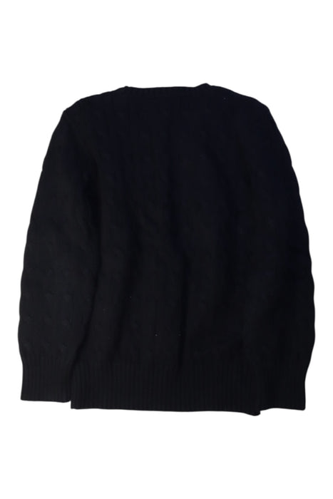 A Black Knit Sweaters from Polo Ralph Lauren in size 7Y for boy. (Back View)