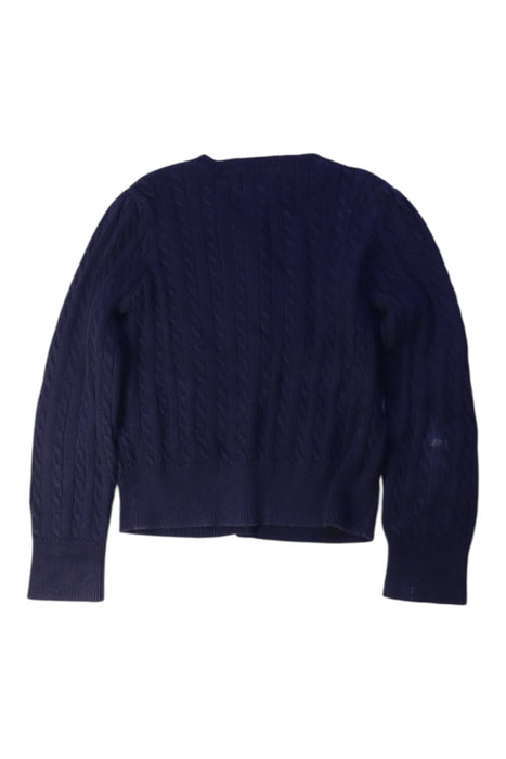 A Navy Cardigans from Polo Ralph Lauren in size 4T for girl. (Back View)
