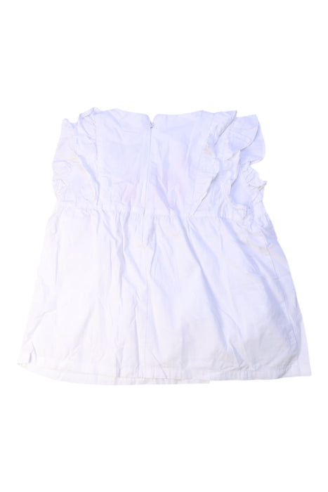 A White Sleeveless Tops from Seed in size 8Y for girl. (Back View)