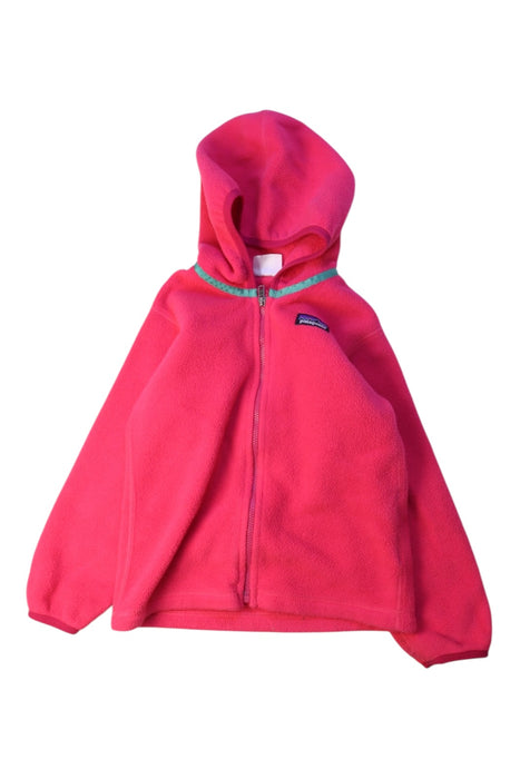 A Pink Lightweight Jackets from Patagonia in size 4T for girl. (Front View)
