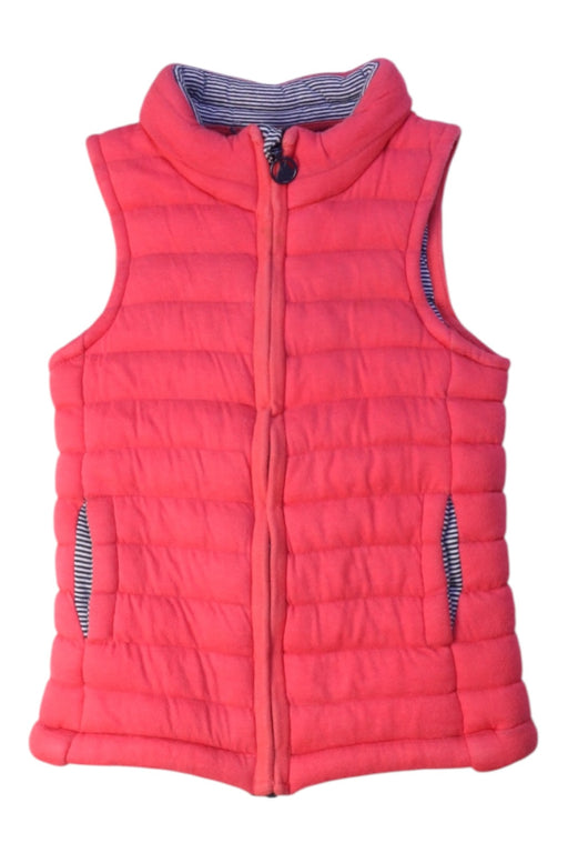 A Pink Puffer/Quilted Jackets from Petit Bateau in size 6T for neutral. (Front View)