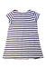 A Navy Short Sleeve Dresses from Petit Bateau in size 5T for girl. (Back View)