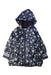 A Navy Rain Jackets from Chipie in size 2T for girl. (Front View)