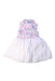 A Pink Sleeveless Dresses from Little Lass in size 2T for girl. (Back View)