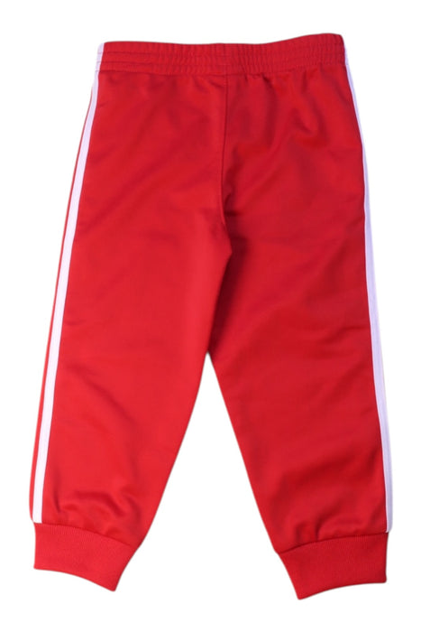 A Red Sweatpants from Adidas in size 2T for neutral. (Back View)
