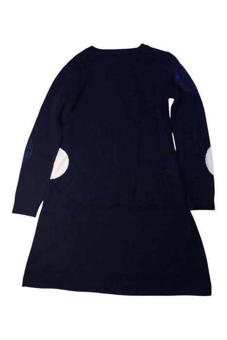 A Navy Sweater Dresses from Jacadi in size 10Y for girl. (Back View)