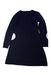 A Navy Sweater Dresses from Jacadi in size 10Y for girl. (Back View)