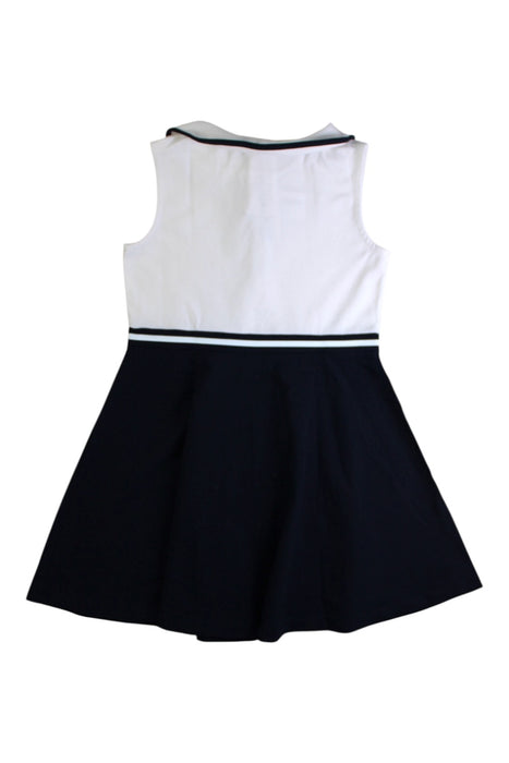 A Black Sleeveless Dresses from Jacadi in size 6T for girl. (Back View)