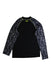 A Black Rash Guards from Zoggs in size 10Y for boy. (Back View)