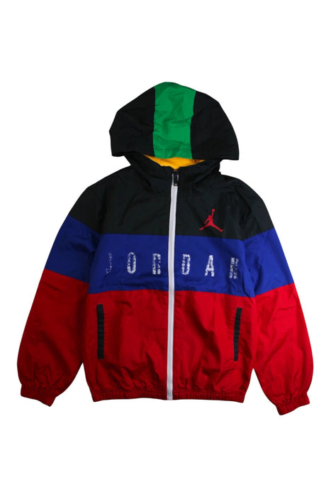 A Multicolour Lightweight Jackets from Air Jordan in size 10Y for boy. (Front View)