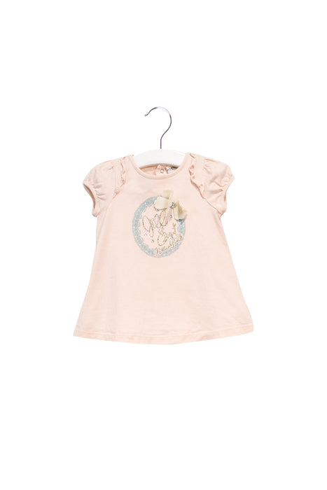 A Pink Short Sleeve Tops from Jill Stuart in size 12-18M for girl. (Front View)