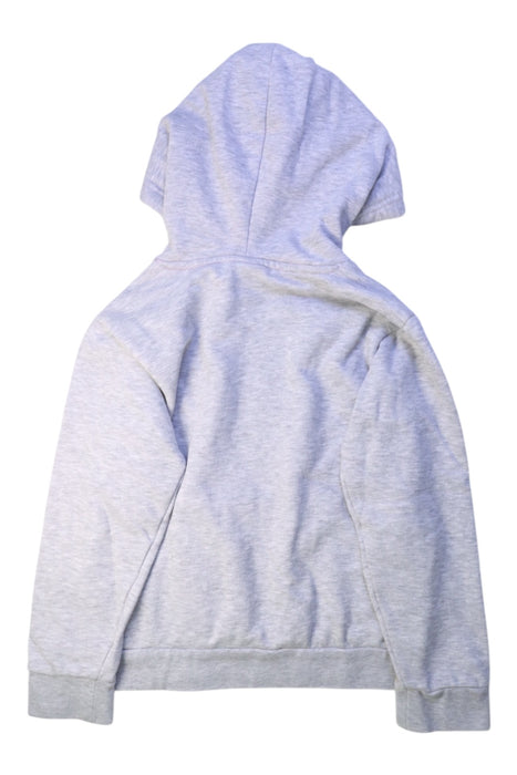 A Grey Hooded Sweatshirts from Champion in size 6T for boy. (Back View)