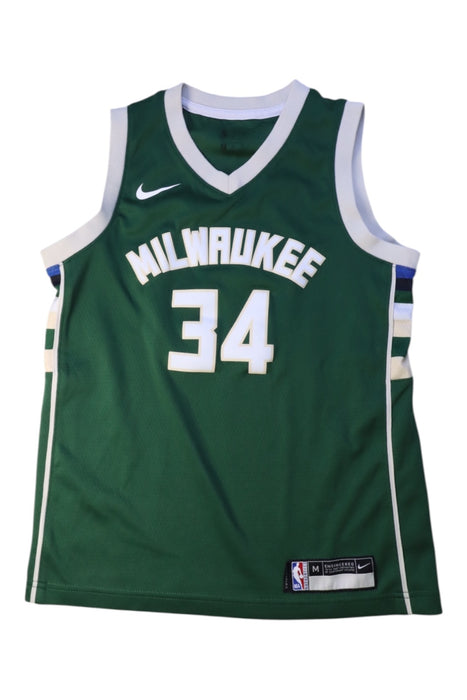 A Green Active Tops from Nike in size 10Y for boy. (Front View)