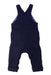 A Navy Long Overalls from Petit Bateau in size 6-12M for boy. (Back View)