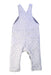 A Grey Long Overalls from Petit Bateau in size 6-12M for boy. (Back View)