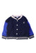 A Navy Buttoned Sweatshirts from Petit Bateau in size 12-18M for boy. (Front View)
