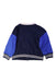 A Navy Buttoned Sweatshirts from Petit Bateau in size 12-18M for boy. (Back View)