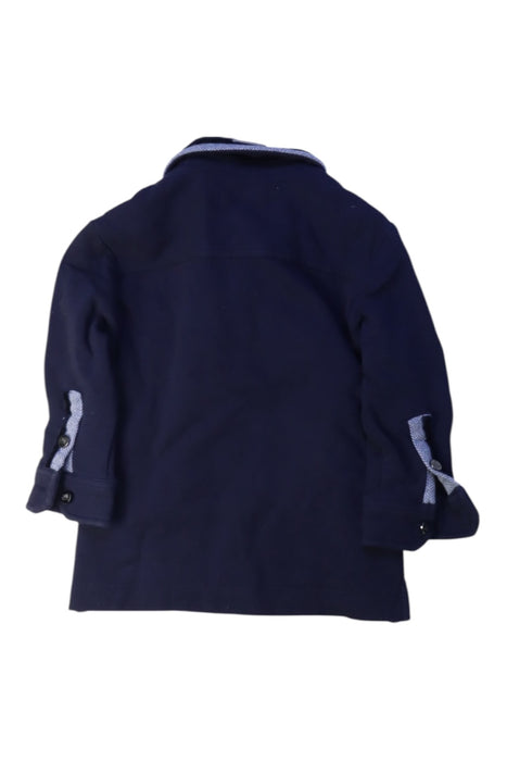 A Navy Long Sleeve Polos from Nicholas & Bears in size 12-18M for boy. (Back View)