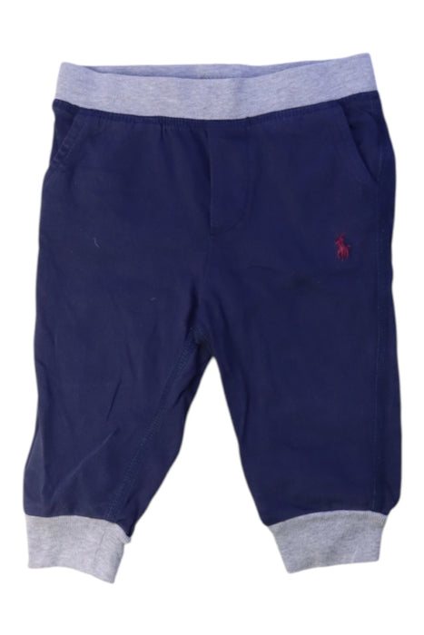 A Navy Casual Pants from Ralph Lauren in size 6-12M for boy. (Front View)