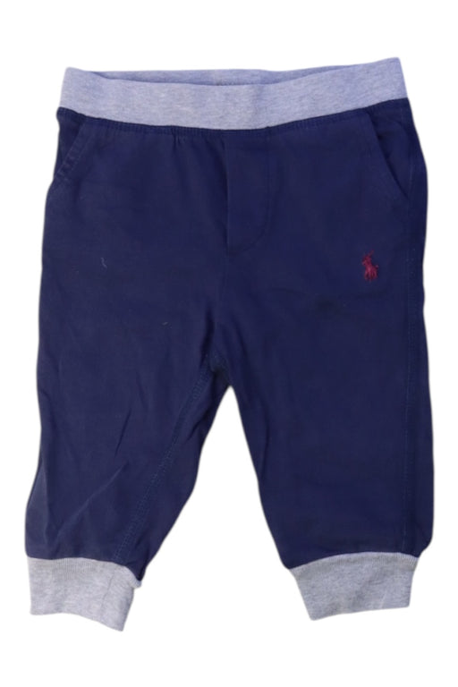 A Navy Casual Pants from Ralph Lauren in size 6-12M for boy. (Front View)