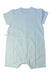 A Blue Short Sleeve Rompers from Petit Bateau in size 12-18M for boy. (Back View)
