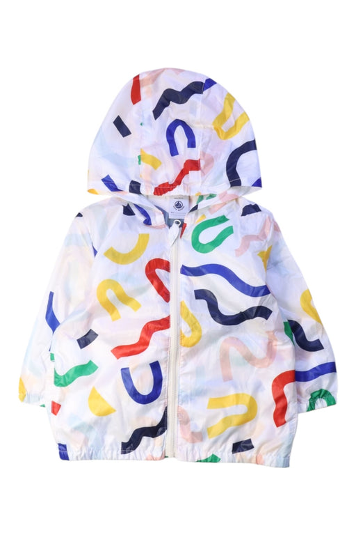 A Multicolour Rain Jackets from Petit Bateau in size 12-18M for boy. (Front View)