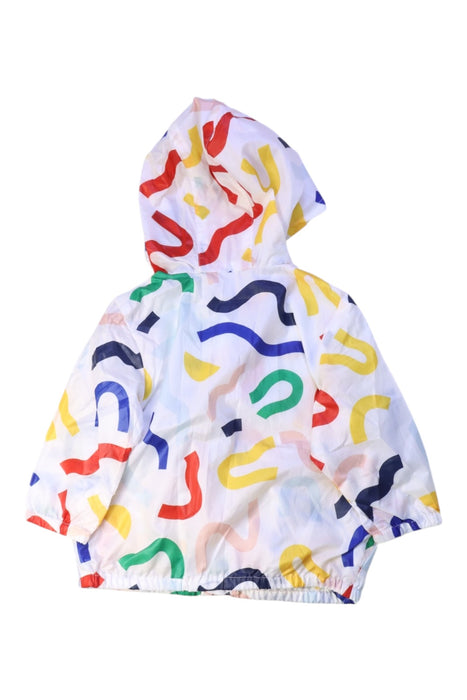 A Multicolour Rain Jackets from Petit Bateau in size 12-18M for boy. (Back View)