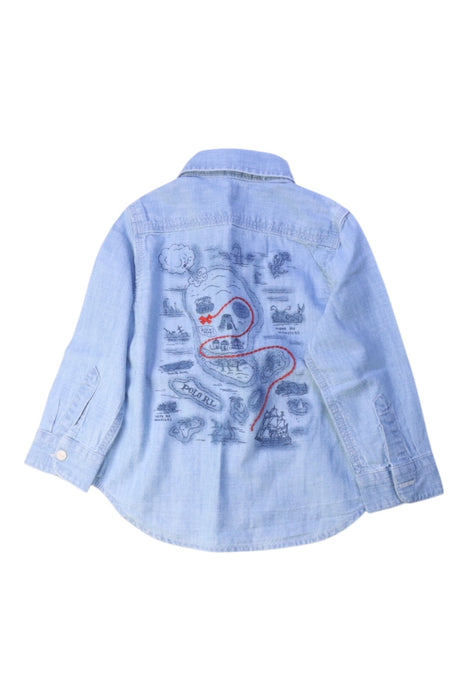 A Blue Long Sleeve Shirts from Ralph Lauren in size 12-18M for boy. (Back View)