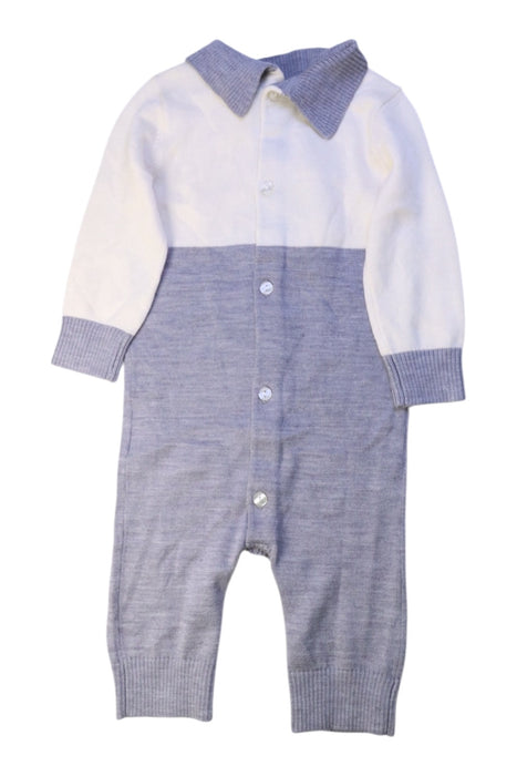 A White Long Sleeve Rompers from Nicholas & Bears in size 6-12M for boy. (Back View)