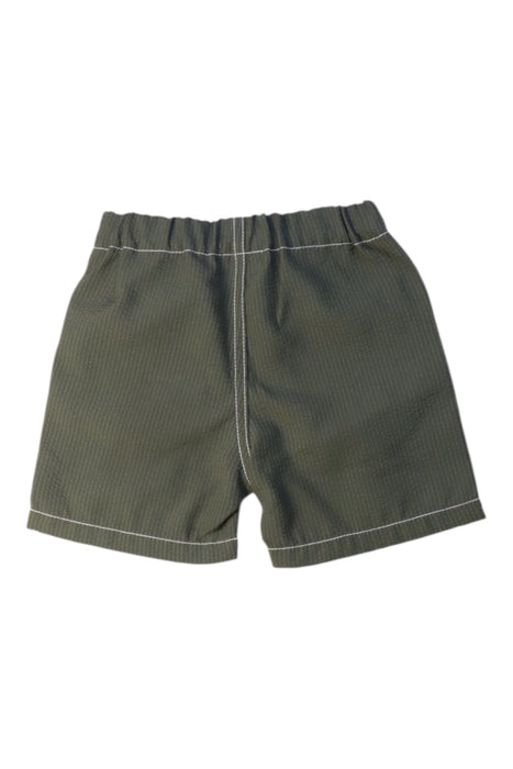 A Green Shorts from Miki House in size 12-18M for boy. (Back View)