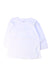 A White Long Sleeve T Shirts from Mides in size 12-18M for boy. (Front View)