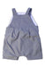 A Blue Overall Shorts from Mamas & Papas in size 6-12M for boy. (Back View)