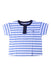 A Blue Long Sleeve Tops from Petit Bateau in size 12-18M for boy. (Front View)