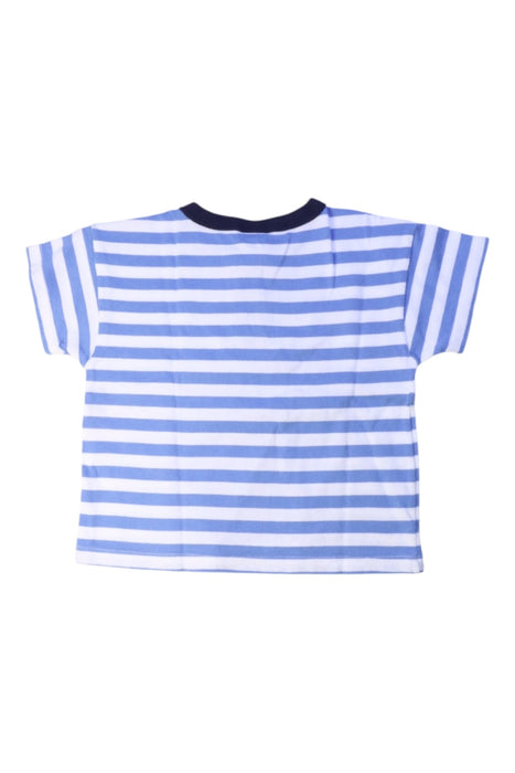 A Blue Long Sleeve Tops from Petit Bateau in size 12-18M for boy. (Back View)