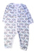 A White Onesies from Petit Bateau in size 12-18M for boy. (Front View)